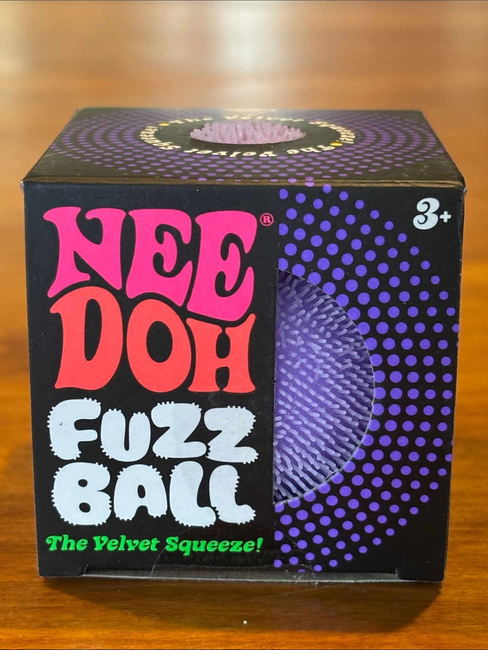 NEW NEEDOH FUZZ BALL The Velvet Squeeze Squishy Schylling Viral Squishie Toy😮